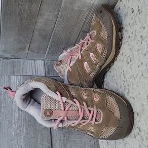 Merrell Chameleon Ventilator Elephant Pink Leather Hiking Shoe